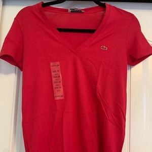 V neck cotton T shirt